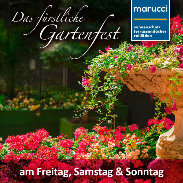 Dieses Wochenende am Schloss Wolfsgarten: „Das fürstliche Gartenfest“.
