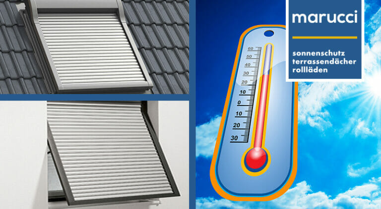 Moderne Rollläden – und die Wärme bleibt draußen