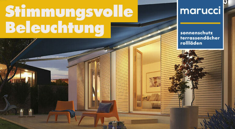 Lange Terrassenabende – mit stimmungsvoller LED-Beleuchtung