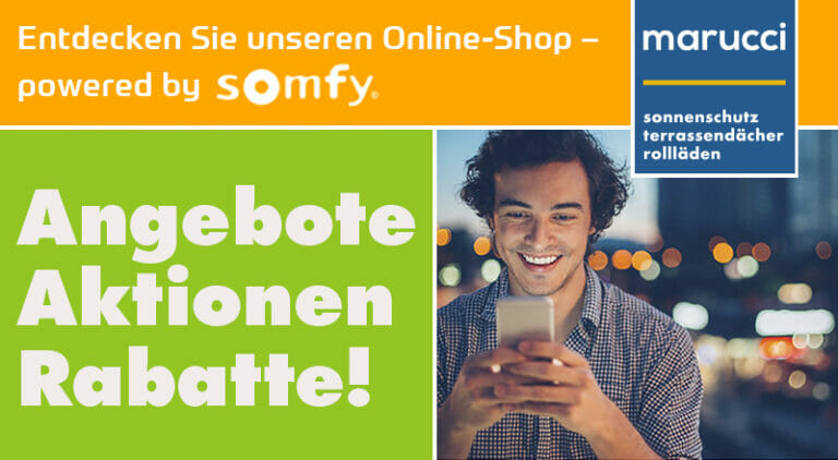 Entdecken Sie den Marucci-Online-Shop – powered by Somfy!